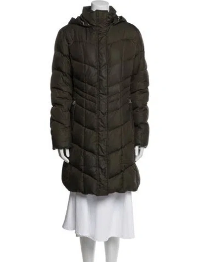 Pre-owned Bogner Down Coat In Green