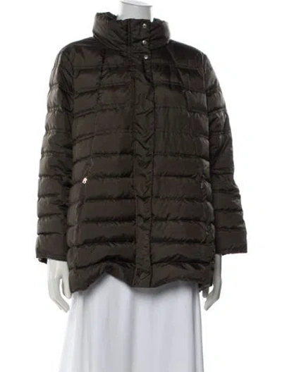 Pre-owned Bogner Down Coat In Green