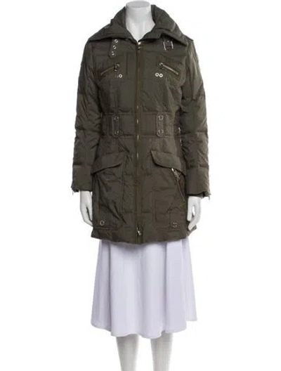 Pre-owned Bogner Down Coat In Green