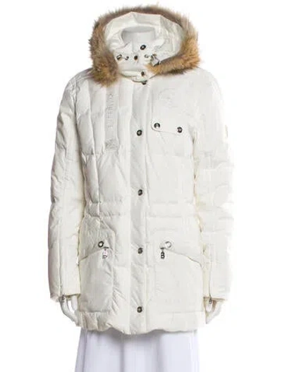 Pre-owned Bogner Down Coat In Neutral