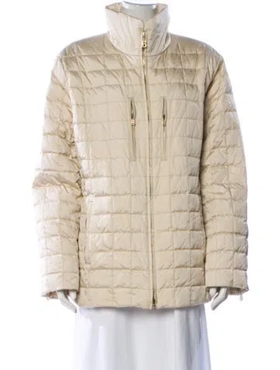 Pre-owned Bogner Down Coat In Neutral