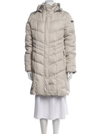 Pre-owned Bogner Down Coat In Neutrals