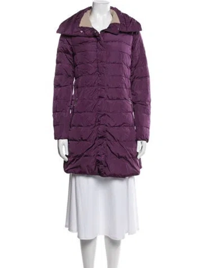 Pre-owned Bogner Down Coat In Purple