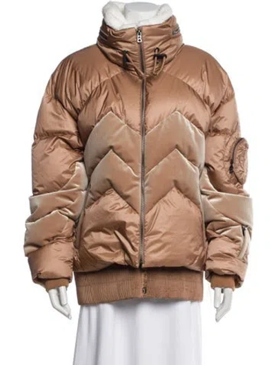 Pre-owned Bogner Down Coat W/ Tags In Brown