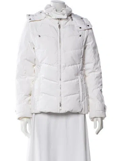 Pre-owned Bogner Down Coat In White
