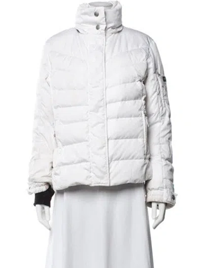 Pre-owned Bogner Down Coat In White
