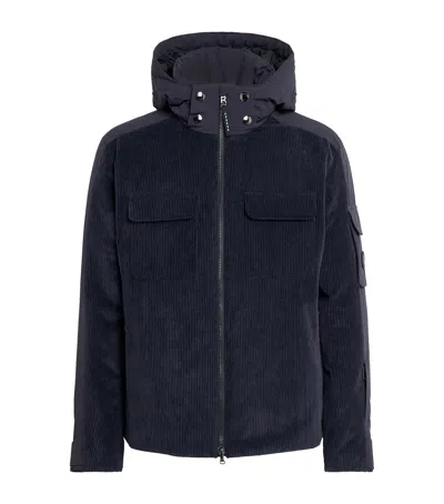 Bogner Down Corduroy Cobe Ski Jacket In Multi