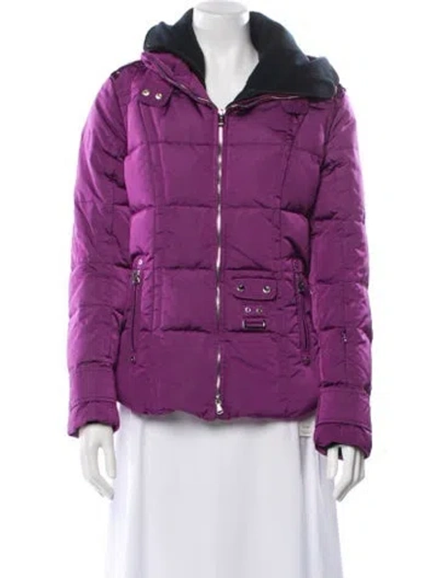 Pre-owned Bogner Down Down Jacket In Purple