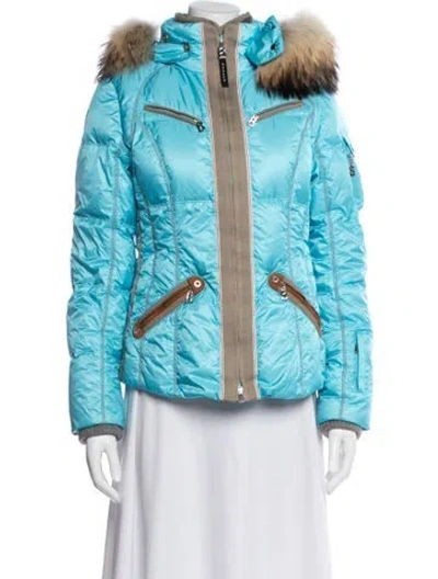 Pre-owned Bogner Down Jacket In Blue