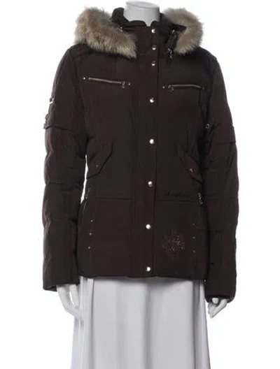 Pre-owned Bogner Down Jacket In Brown