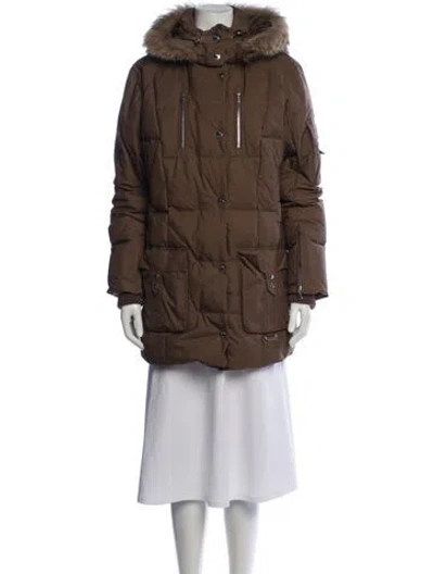 Pre-owned Bogner Down Jacket In Brown