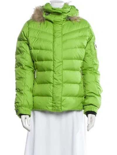 Pre-owned Bogner Down Jacket In Green