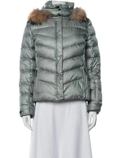 Pre-owned Bogner Down Jacket In Green