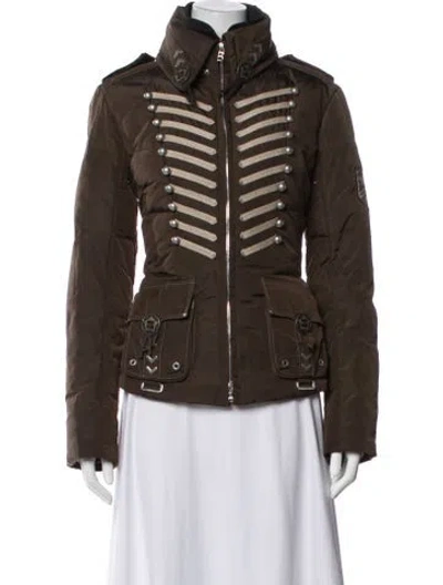Pre-owned Bogner Down Jacket In Green