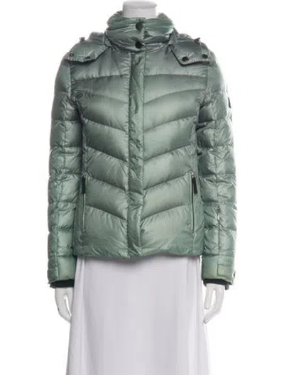 Pre-owned Bogner Down Jacket In Green