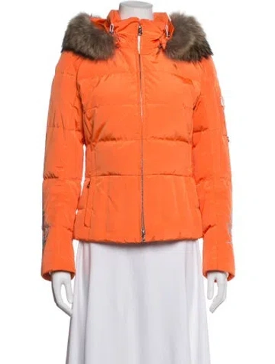 Pre-owned Bogner Down Jacket In Orange