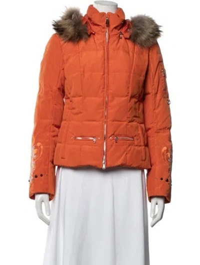 Pre-owned Bogner Down Jacket In Orange