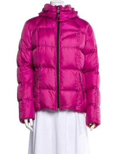 Pre-owned Bogner Down Jacket In Purple