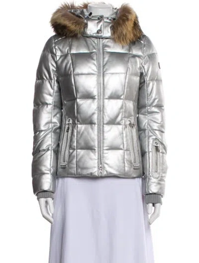 Pre-owned Bogner Down Jacket In Silver