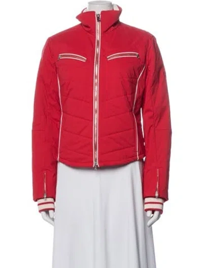 Pre-owned Bogner Down Jacket W/ Tags In Red