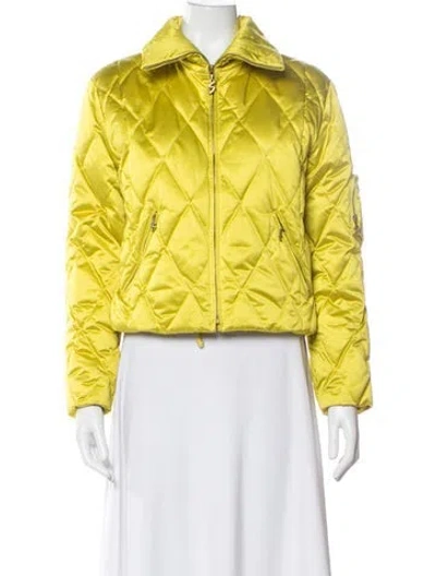 Pre-owned Bogner Down Jacket In Yellow