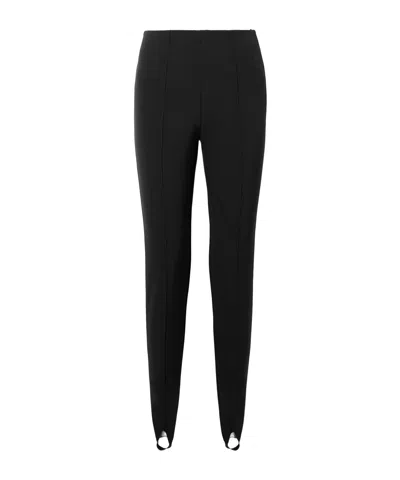 Bogner Elaine Embroidered Stretch Stirrup Ski Pants In Black