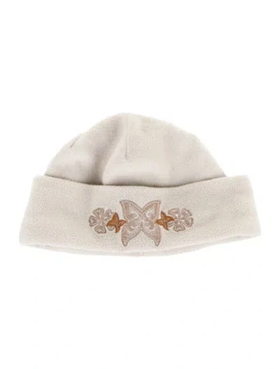 Pre-owned Bogner Embroidered Winter Hat In Neutral