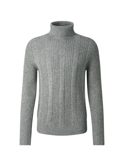 Bogner Eros Cable-knit Sweater In Gray