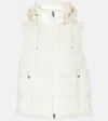 Bogner Falka Teddy Wool-blend Down Vest In White