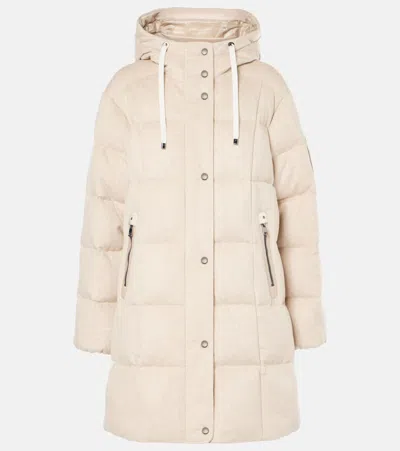 Bogner Fanja Cashmere Down Jacket In White