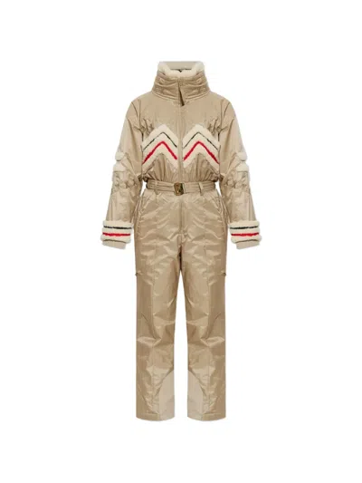 Bogner Farina Long-sleeve Ski Suit In Brown