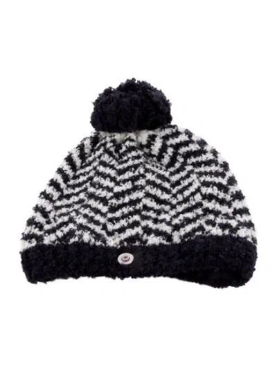 Pre-owned Bogner Faux Fur Beanie In Blue