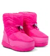 Bogner Faux Leather Ankle Boots In Pink