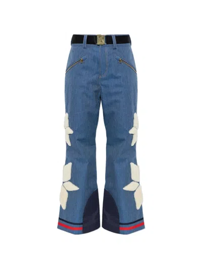 Bogner Fena Star-patch Ski Pants In Blue