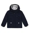 Bogner Finn Cotton Canvas Parka In Navy