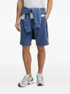 Bogner Fire+ice 루세프 로고 패치 밴딩 웨이스트 쇼츠 In Blue