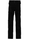 Bogner Fire+ice Zip-up Straight-leg Ski Bottoms In Black