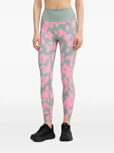 Bogner Fire+ice Cherien Abstract-print Leggings In Pink