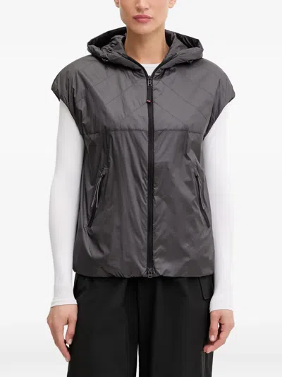 Bogner Fire+ice Fenny Hooded Gilet In Gray