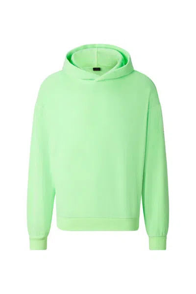 Bogner Fire + Ice Ilario Fleece Hoodie In Green