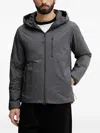 Bogner Fire+ice Jared Logo-patch Jacket In Gray