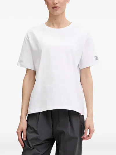 Bogner Fire+ice Logo-print Crew-neck T-shirt In White