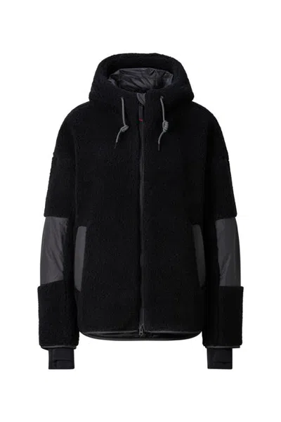 Bogner Fire + Ice Naera Mid-layer Teddy Jacket In Black
