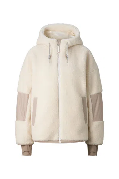 Bogner Fire + Ice Naera Mid-layer Teddy Jacket In White