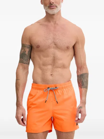 Bogner Fire+ice Nelson 抽绳腰边标贴泳裤 In Orange