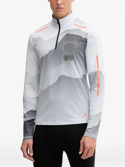 Bogner Fire+ice Pascal Half-zip T-shirt In White