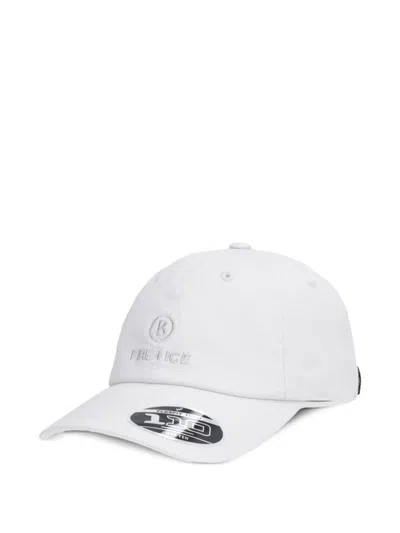 Bogner Fire+ice 프레스톤 로고 자수 조절식 캡 모자 In White