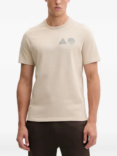 Bogner Fire+ice Print Crew-neck T-shirt In Gray