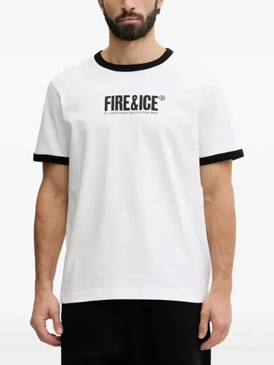 Bogner Fire+ice Puya Crew-neck T-shirt In White
