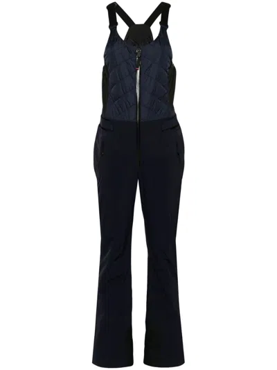 Bogner Fire+ice Quilted Ski Salopettes In Blue